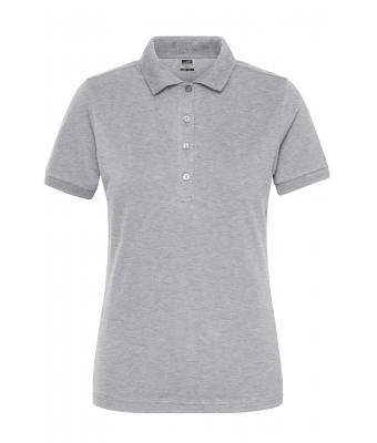 Damen Ladies' Stretch-Polo Work - SOLID - OCS Blended Grey-heather 8704