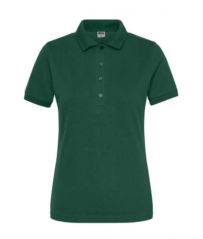 Damen Ladies' Stretch-Polo Work - SOLID - OCS Blended Dark-green 8704