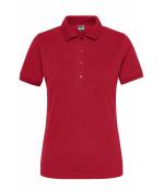 Damen Ladies' Stretch-Polo Work - SOLID - OCS Blended Red 8704