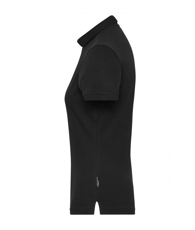 Damen Ladies' Stretch-Polo Work - SOLID - OCS Blended Black 8704
