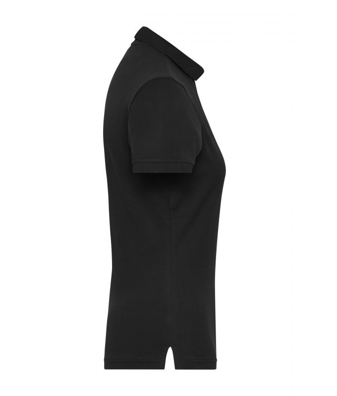 Damen Ladies' Stretch-Polo Work - SOLID - OCS Blended Black 8704