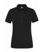 Damen Ladies' Stretch-Polo Work - SOLID - OCS Blended Black 8704