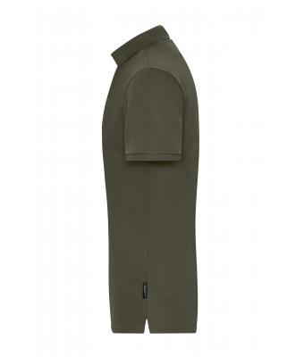 Men Men's BIO Stretch-Polo Work - SOLID -   OCS Blended Olive 8703