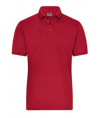 Men Men's BIO Stretch-Polo Work - SOLID -   OCS Blended Red 8703