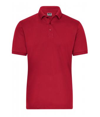 Men Men's BIO Stretch-Polo Work - SOLID - Red 8703