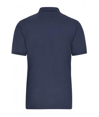 Herren Men's ORGANIC Stretch-Polo Work - SOLID -   OCS Blended Navy 8703