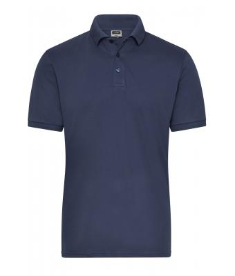 Herren Men's ORGANIC Stretch-Polo Work - SOLID -   OCS Blended Navy 8703