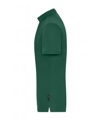 Herren Men's ORGANIC Stretch-Polo Work - SOLID -   OCS Blended Dark-green 8703