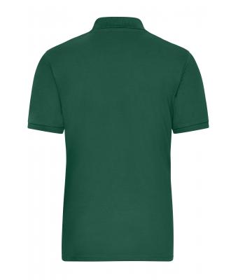 Herren Men's ORGANIC Stretch-Polo Work - SOLID -   OCS Blended Dark-green 8703