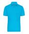 Herren Men's ORGANIC Stretch-Polo Work - SOLID -   OCS Blended Turquoise 8703