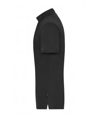 Herren Men's ORGANIC Stretch-Polo Work - SOLID -   OCS Blended Black 8703