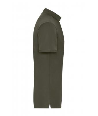 Men Men's Stretch-Polo Work - SOLID -   OCS Blended Olive 8703