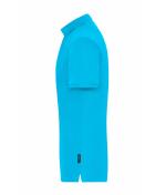Herren Men's Stretch-Polo Work - SOLID - OCS Blended Turquoise 8703