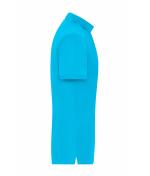 Herren Men's Stretch-Polo Work - SOLID - OCS Blended Turquoise 8703