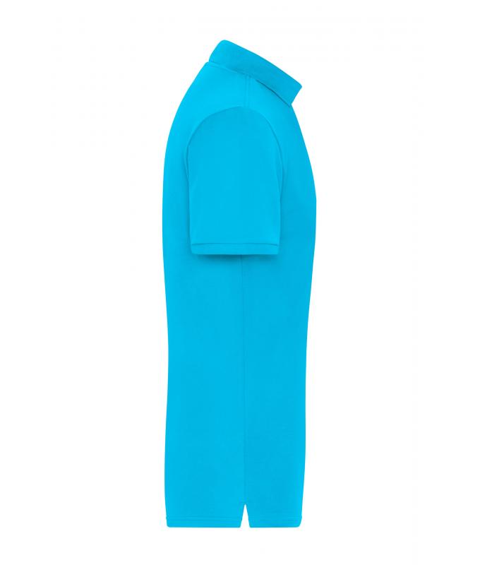 Herren Men's Stretch-Polo Work - SOLID - OCS Blended Turquoise 8703