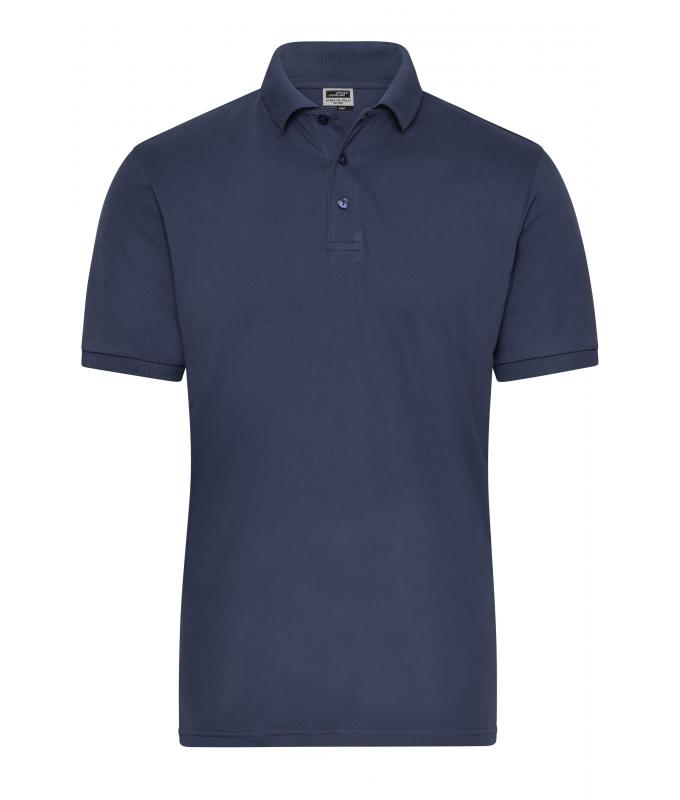 Men Men's Stretch-Polo Work - SOLID - OCS Blended Navy 8703