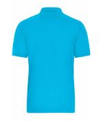 Men Men's Stretch-Polo Work - SOLID - OCS Blended Turquoise 8703
