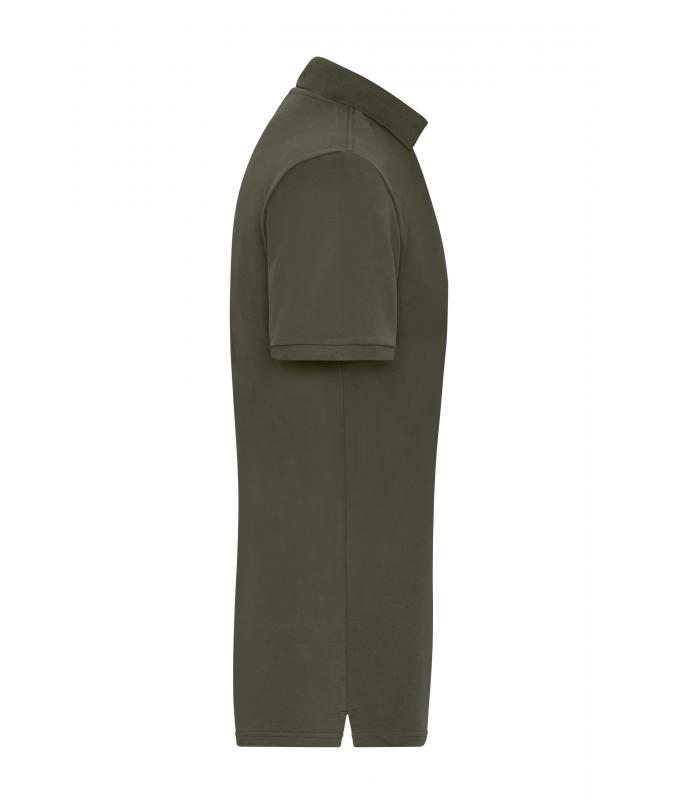 Herren Men's Stretch-Polo Work - SOLID - OCS Blended Olive 8703