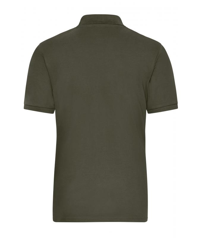 Herren Men's Stretch-Polo Work - SOLID - OCS Blended Olive 8703