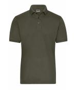 Herren Men's Stretch-Polo Work - SOLID - OCS Blended Olive 8703