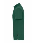 Men Men's Stretch-Polo Work - SOLID - OCS Blended Dark-green 8703