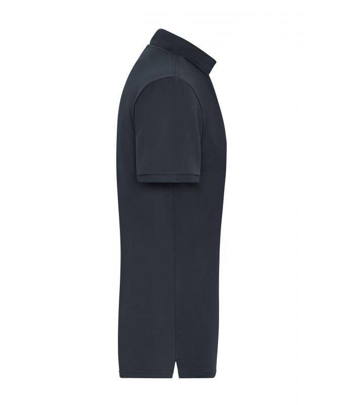Men Men's Stretch-Polo Work - SOLID - OCS Blended Carbon 8703