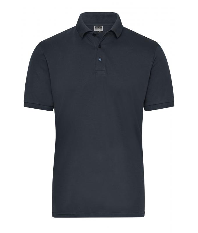 Men Men's Stretch-Polo Work - SOLID - OCS Blended Carbon 8703