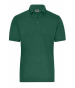 Herren Men's Stretch-Polo Work - SOLID - OCS Blended Dark-green 8703