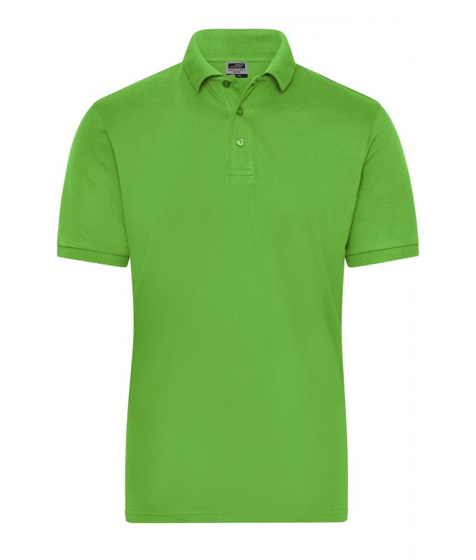 Herren Men's Stretch-Polo Work - SOLID - OCS Blended Lime-green 8703