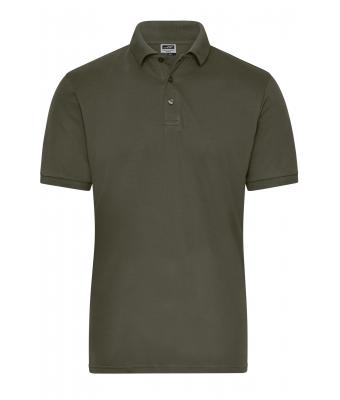 Herren Men's Stretch-Polo Work - SOLID - OCS Blended Olive 8703
