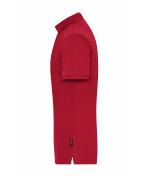 Men Men's Stretch-Polo Work - SOLID - OCS Blended Red 8703