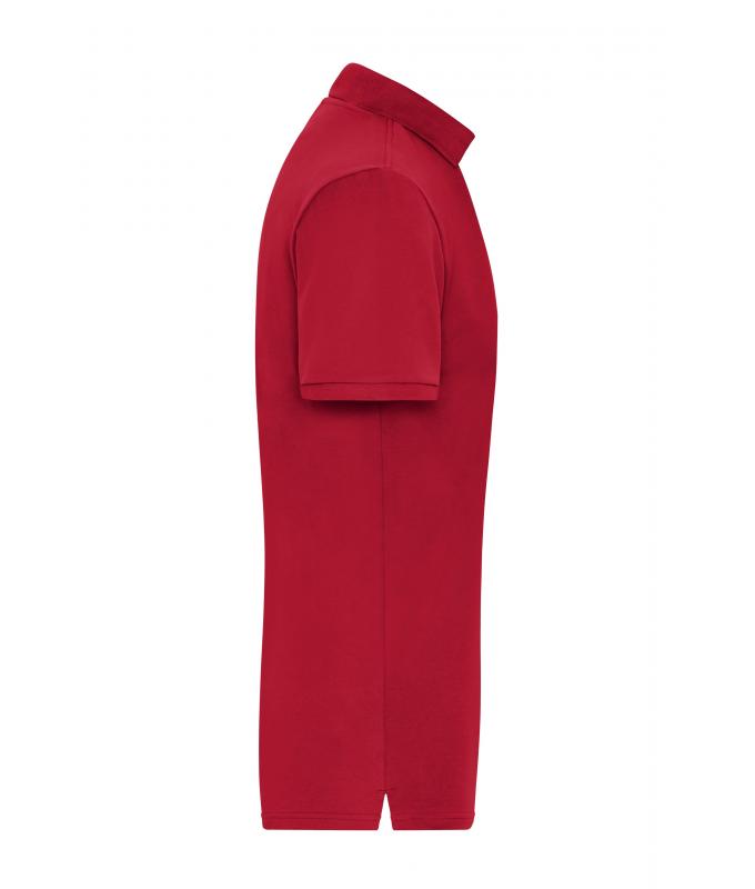 Men Men's Stretch-Polo Work - SOLID - OCS Blended Red 8703