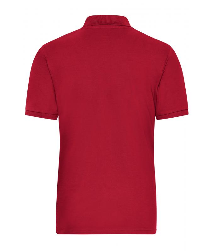 Herren Men's Stretch-Polo Work - SOLID - OCS Blended Red 8703