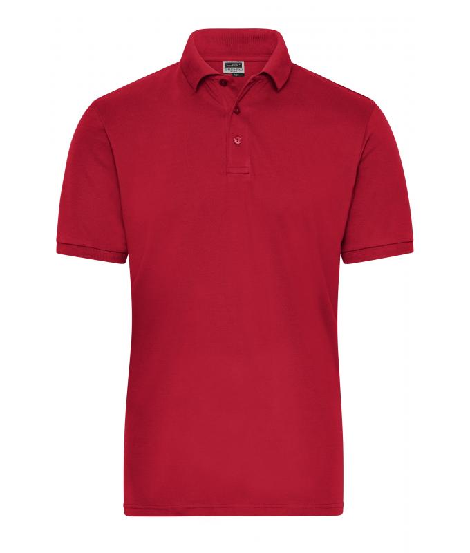 Herren Men's Stretch-Polo Work - SOLID - OCS Blended Red 8703