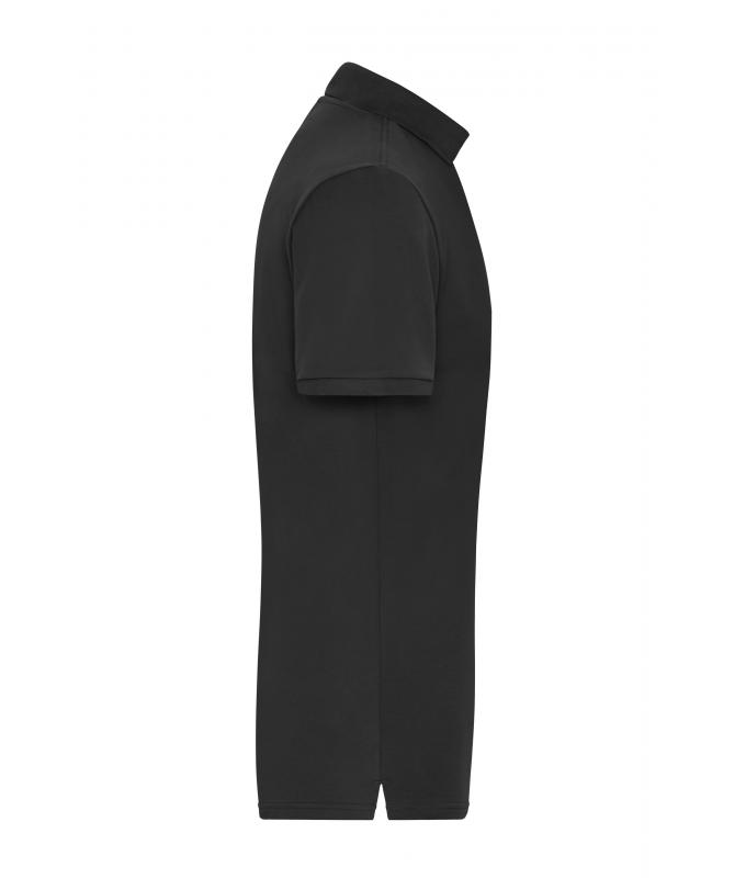 Herren Men's Stretch-Polo Work - SOLID - OCS Blended Black 8703