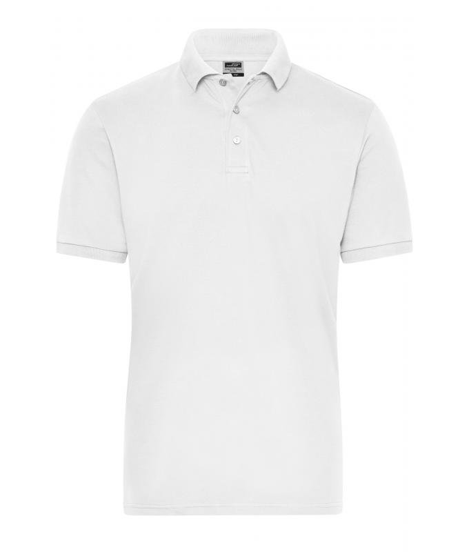Herren Men's Stretch-Polo Work - SOLID - OCS Blended White 8703