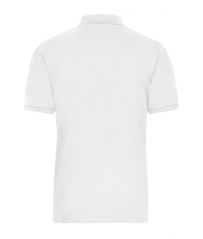 Men Men's Stretch-Polo Work - SOLID - OCS Blended White 8703