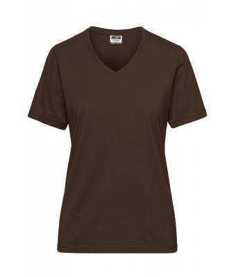 Ladies Ladies' BIO Workwear T-Shirt   OCS Blended Brown 8731