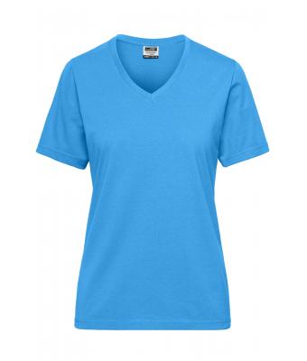 Damen Ladies' BIO Workwear T-Shirt Aqua 8731