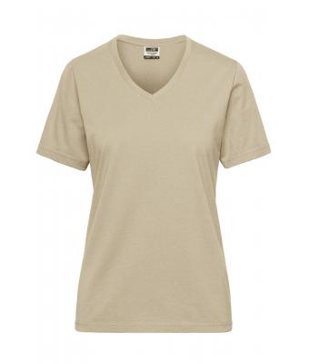 Damen Ladies' BIO Workwear T-Shirt Stone 8731