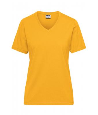Damen Ladies' BIO Workwear T-Shirt Gold-yellow 8731