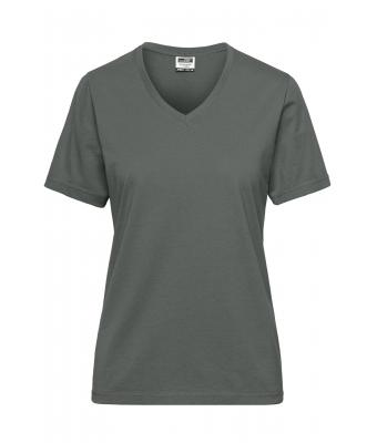 Damen Ladies' BIO Workwear T-Shirt Dark-grey 8731