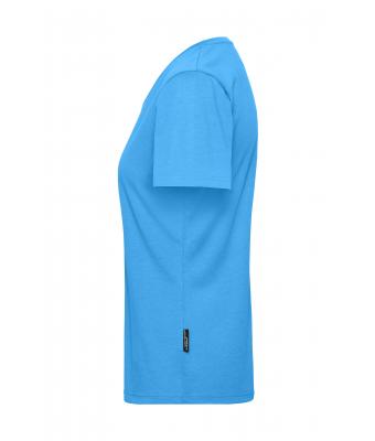Damen Ladies' ORGANIC Workwear T-Shirt   OCS Blended Aqua 8731