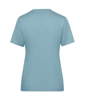 Damen Ladies' ORGANIC Workwear T-Shirt   OCS Blended Steel-blue 8731
