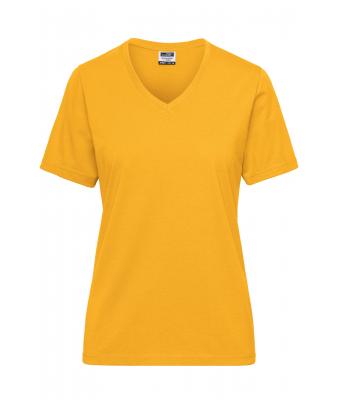 Damen Ladies' ORGANIC Workwear T-Shirt   OCS Blended Gold-yellow 8731