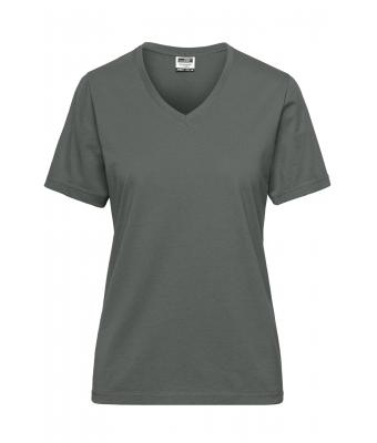 Damen Ladies' ORGANIC Workwear T-Shirt   OCS Blended Dark-grey 8731