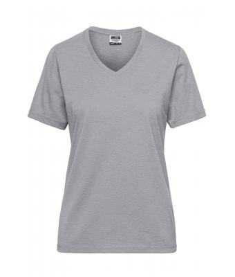 Damen Ladies' ORGANIC Workwear T-Shirt   OCS Blended Grey-heather 8731