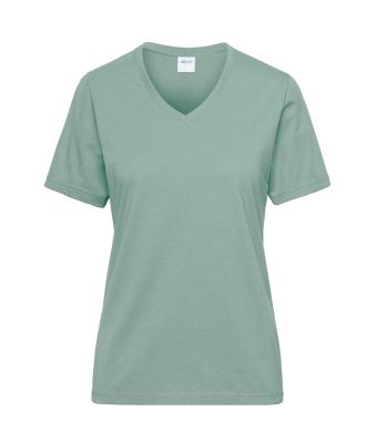 Damen Ladies' ORGANIC Workwear T-Shirt   OCS Blended Foggy-green 8731