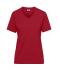 Damen Ladies' ORGANIC Workwear T-Shirt   OCS Blended Red 8731