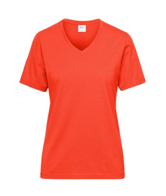 Damen Ladies' ORGANIC Workwear T-Shirt   OCS Blended Spicy-orange 8731